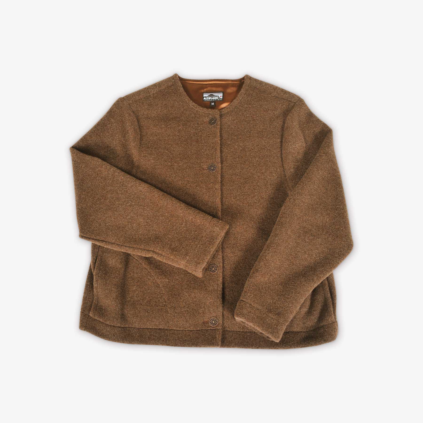 CropJacket_Brown_Front